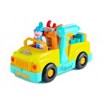 Auto na batérie - mechanik, so skrutkovačom - žlto-modré